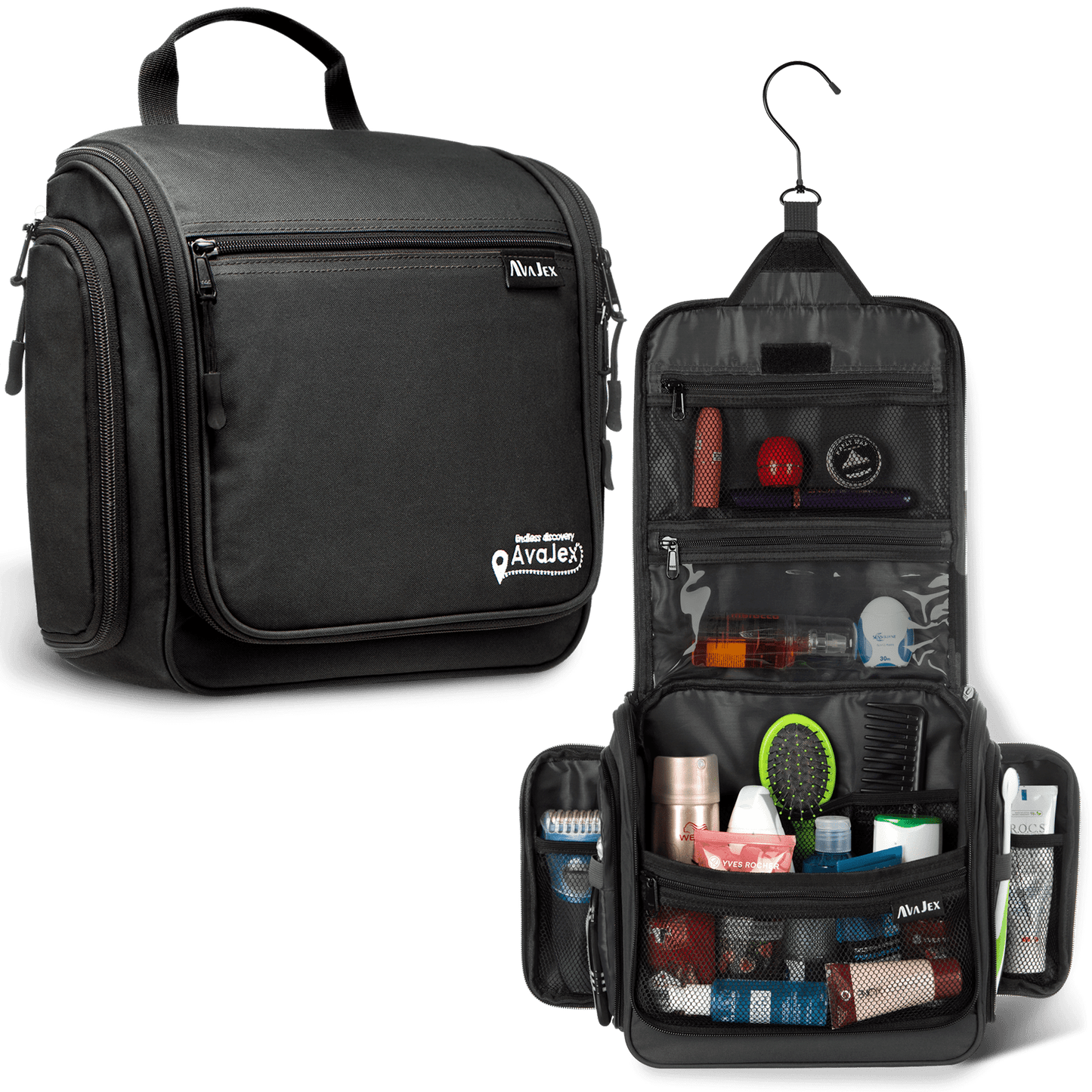 AvaJex Large Travel Toiletry Bag