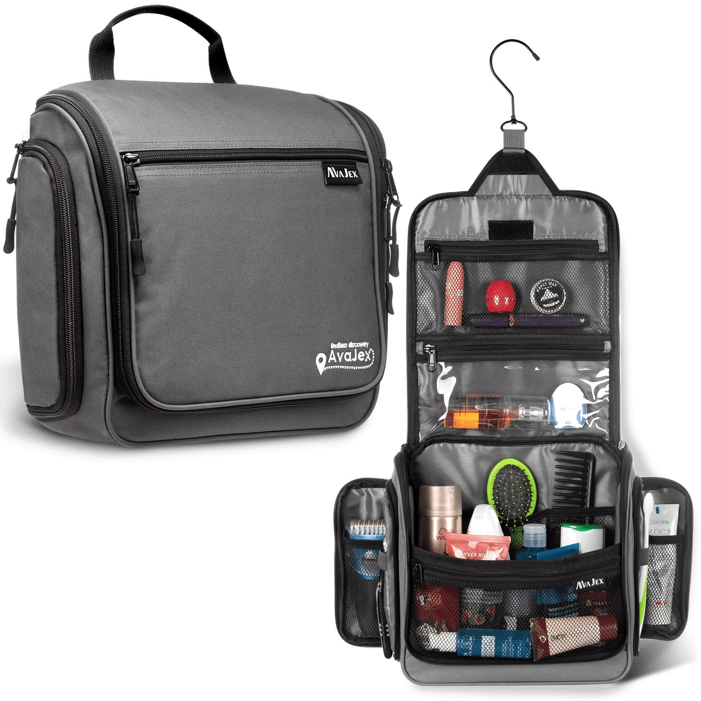 AvaJex Large Travel Toiletry Bag