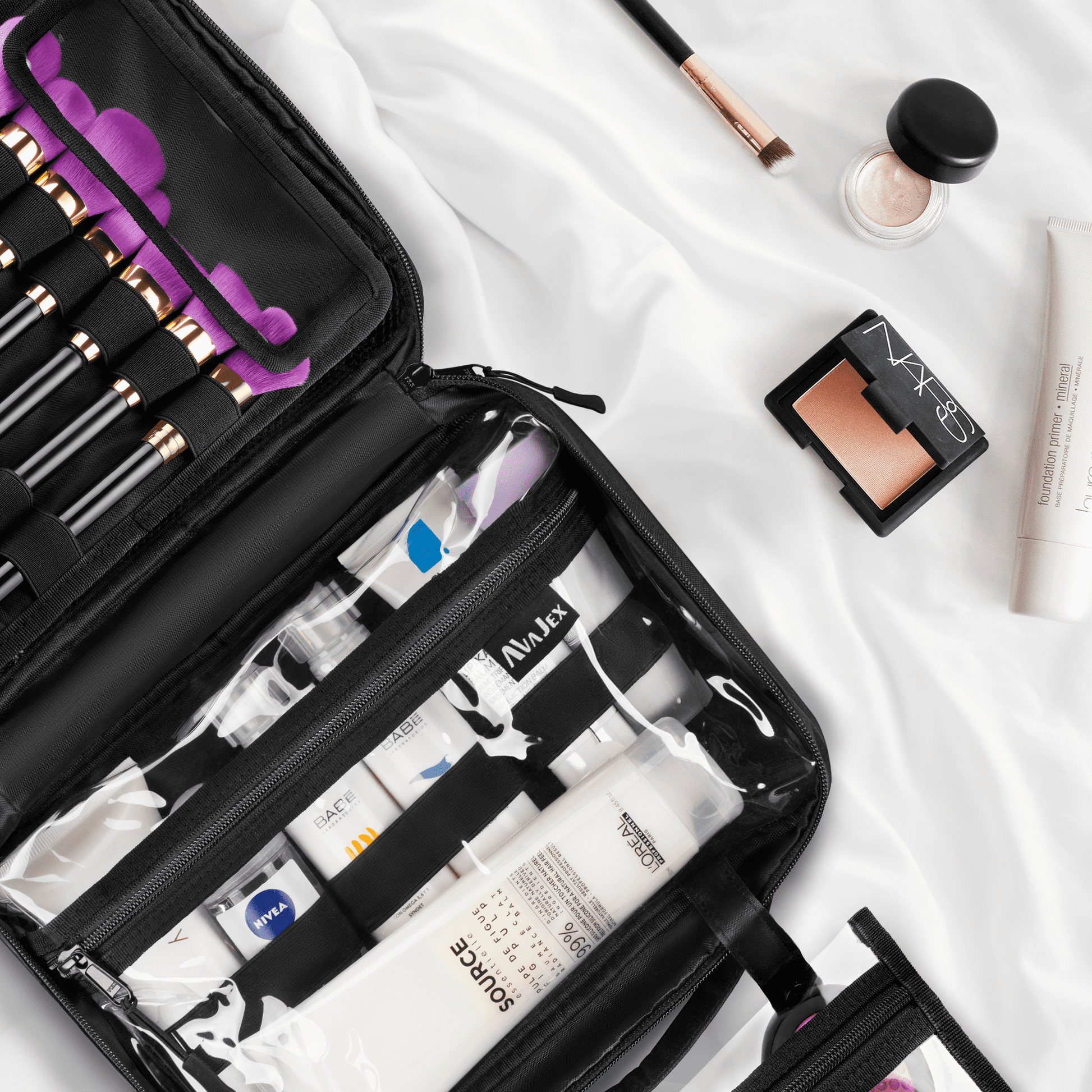 alexia travel makeup bag AvaJex Medium Travel Toiletry Bag