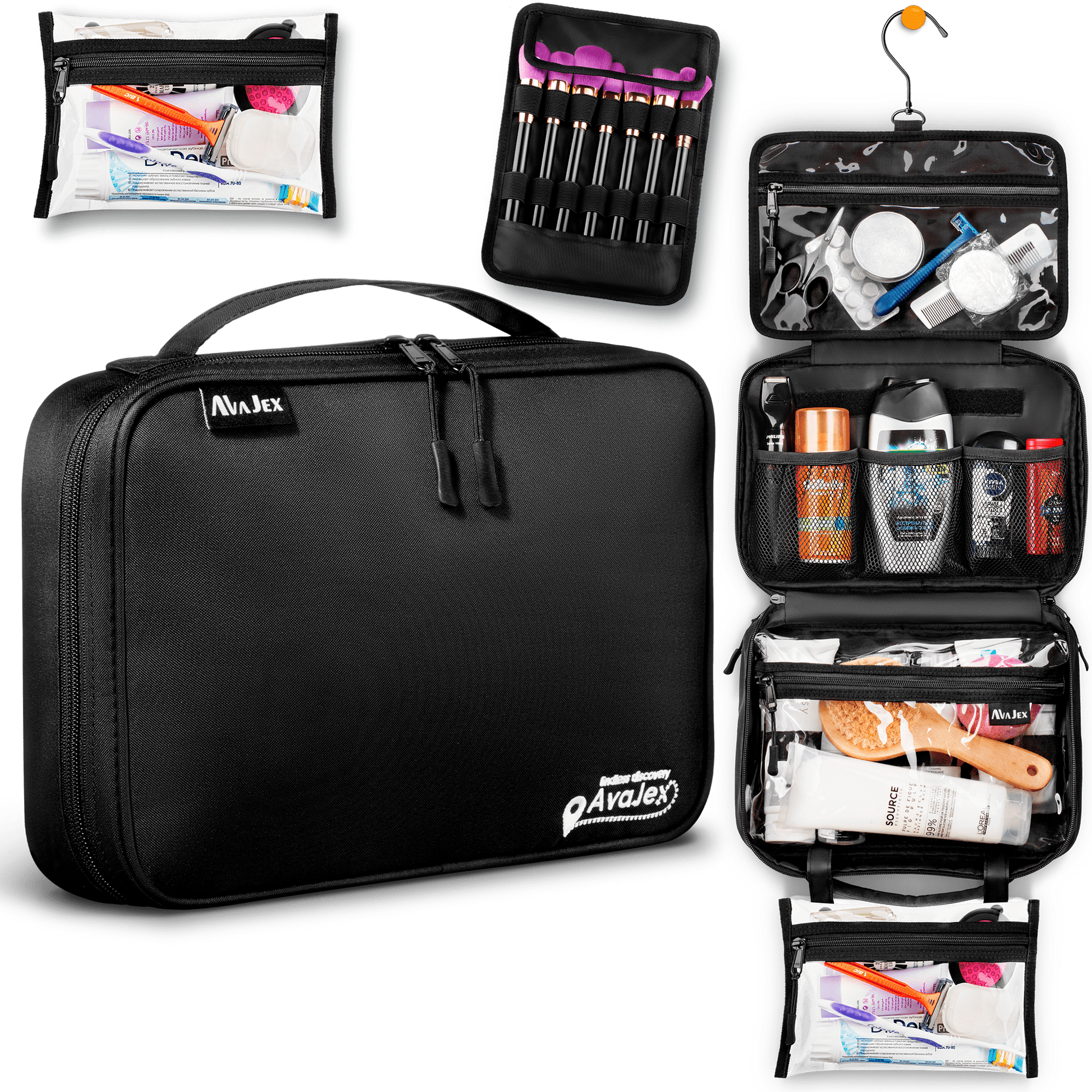 AvaJex Medium Travel Toiletry Bag AvaJex Medium Travel Toiletry Bag